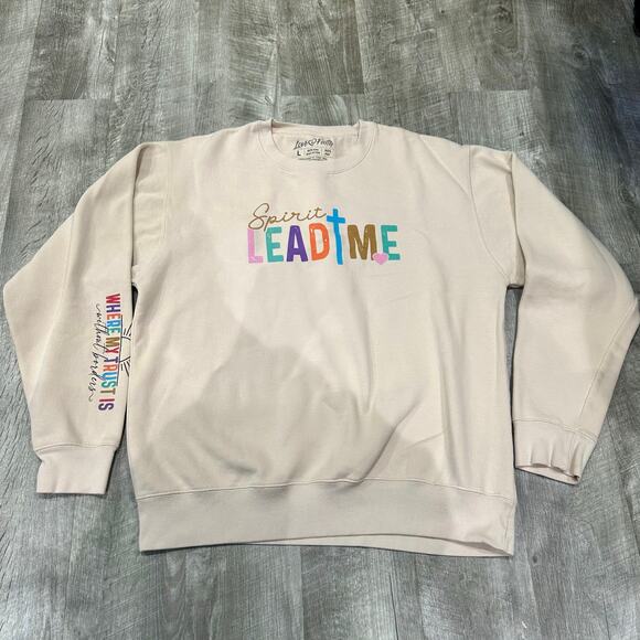 Love & Faith Sweaters - Spirit Lead Me Graphic Sweatshirt Where My Trust Is Women’s Size‎ L
